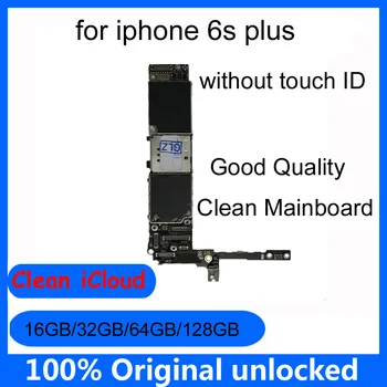Original odklenjena za iphone 6s plus logiko odbor 16GB 32GB 64GB 128GB Čisto brez prstnih odtisov za iphone 6splus Motherboard