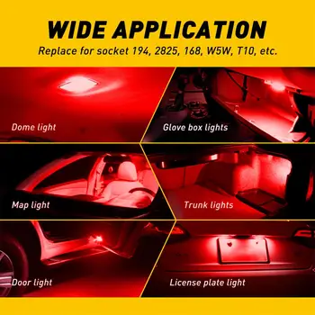 2pcs T10 W5W LED Canbus Avtomobilske Strani Marker Parkirnih Luči registrske Tablice Lučka Za Nissan Qashqai Almera Juke Tiida X-Trail Opomba J11
