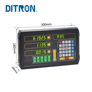 Brezplačna Dostava DRO 3 osi Ditron LED Digitalno Odčitavanje za EDM/Rezkalni stroj/Stružnica/Vrtalni Stroj