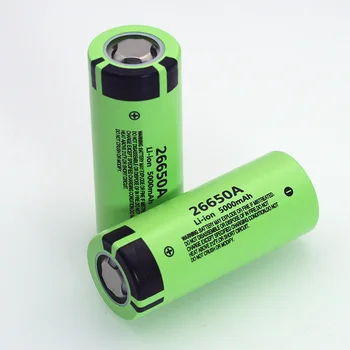 4pcs VariCore 26650A Li-ionska Baterija 3,7 V 5000mA baterije za ponovno Polnjenje Discharger 20A baterije za svetilko, E-orodja