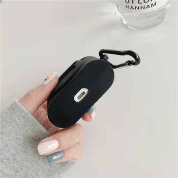 Creative 3D MP4 silikonski slušalke kože primeru za apple AirPods 1 2 3 pro bluetooth brezžične slušalke pokrov z anti-izgubil kavelj