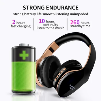 Nove Brezžične Slušalke Bluetooth Zložljive Slušalke Stereo Slušalke Gaming Slušalke Z Mikrofonom Za RAČUNALNIKOM, Mobilnim telefonom, Mp3