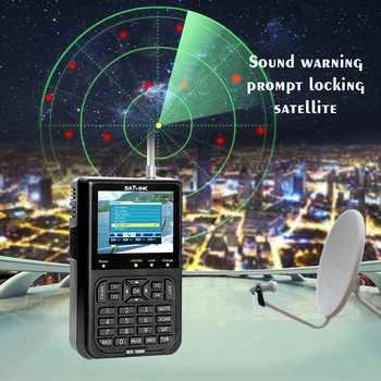 SATLINK WS6906 3.5 LCD-Zaslon Podatkov Digitalni Satelitski Signal Finder Meter