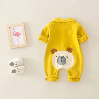 Novorojenček Malčka Malčke Baby Boy Kratkimi Formalne Majico Romper Jumpsuit za Rojstni dan Baby Dekle Risanka River igralne obleke