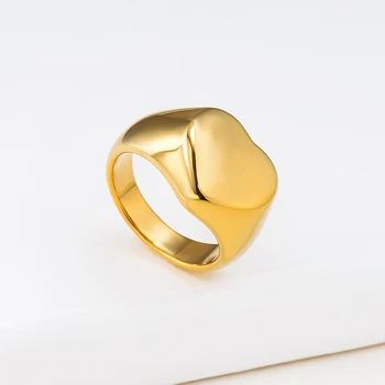 Periferni'sBox 5 Modelov Zlato Napolni Srce Ljubezni, Obroči Močen Parcelo, Geometrijske Obroči za Ženske Majhne Kroglice Minimalističen Verige Obroči