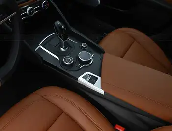 Najnovejši Za Alfa Romeo Giulia 2017 ABS Mat Chrome Elektronske ročne zavore Okrasni Pokrov Trim 1PC