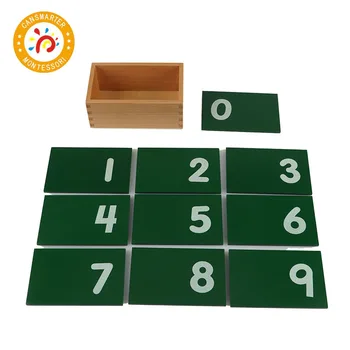 Otroška Igrača Montessori Matematiko smirkovim papirjem Število Polje Z Leseno Predšolsko Učenje Število Uresničevanje Igrače Igre Zgodnje Izobraževanje MA010