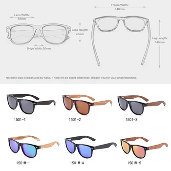 Parzin sončna Očala za Moške Leseno Ročno Ogledalo Objektiv UV400 sončna Očala Ženske Polarizirana Modni Očala Pribor blagovno Znamko Design