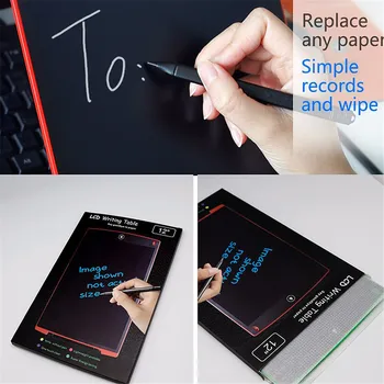 12 Inch LCD Pisni obliki Tablet LCD Rokopis Blazine 3 V 1 Mouse Pad Ravnila za Risanje Tablet Pisanje Odbor Otroci, Otroci Darila