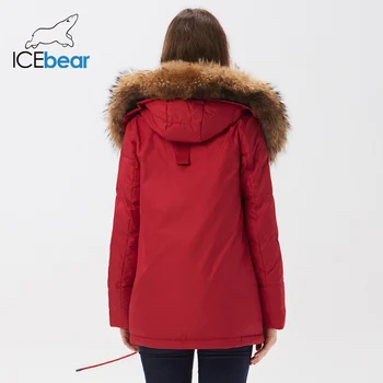 Icebear 2020 pozimi kratke ženske plašč Visoko kakovost ženski parka Modi toplo jakno znamke GWD20171I