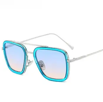 Kvadratni sončna Očala Moških ditaeds Unisex Retro Luksuzne blagovne Znamke tony stark Sunglasse Letnik Prevelik sončna Očala UV400 sonnenbrille