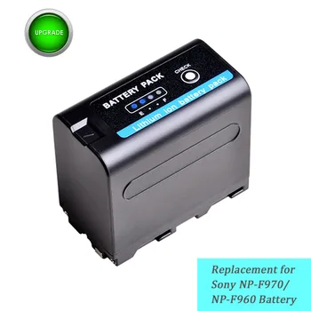 NP-F970 NP-F960 Baterijo Fotoaparata 7800mAh 7,2 V z LED Indikator Napajanja za Sony DCR-VX2100E PD190P MVC-CD1000 HVR-HD1000U Fotoaparat.