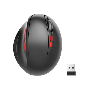 HXSJ T33 2.4 G Wireless Ergonomic Načrt Optical Mouse z Nizkim Šumom Miško Desktop Pc Gamer Prenosnik Tiho Tipke Igra, Igralec