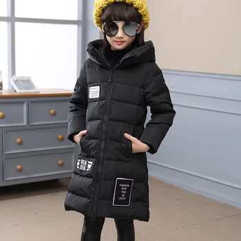 ZWY522 Otrok suknjič Dekle Jopiči za dekleta zimski plašč moda otroke oblačila Otroci Hooded Suknjič Zgostitev bombaž-oblazinjeni jakno