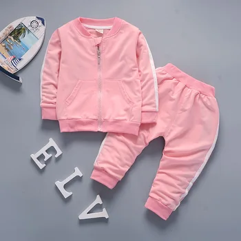 LZH Dojenčka Oblačila 2021 Nove Jesensko Zimske Priložnostne Baby Dekle Obleko Za Fante Oblačila Baby Suknjič Hlače Obleke 2pcs Nastavite Otroci Oblačila