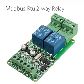 Modbus-rtu 2-way relejni Izhodni modul 2 vhodni kanal preklopite TTL / RS485 komunikacijskega vmesnika,