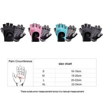 Visoka Kakovost Pol prsta Športne Rokavice Anti-slip in Odporne na Obrabo Dihanje Palm Kolesarjenje Športne Rokavice