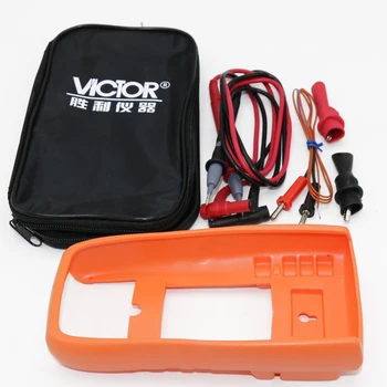 VICTOR VC9808+ 3 1/2 Digitalni multimeter Električni Merilnik Induktivnosti DCV ACV DCA/R/C/L/F