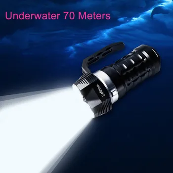 Novo Sofirn SD01 Visoko Zmogljiv Zoomable LED svetilka 18650 SST-40 3000LM Lanterna Taktične Vojaške Ročno Potapljanje