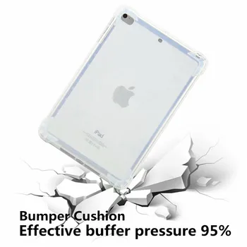 Prozorno Ohišje Za Apple iPad Mini 4 3 2 1 Mehki Silikon TPU Kritje Gradient Barve 7.9