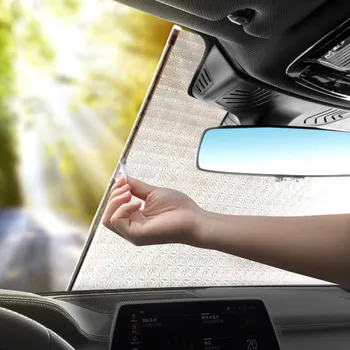 Vetrobransko steklo avtomobila Zložljive Sonce, Senco,Avto Dežnik, da Vaše Vozilo Kul Preprečujejo UV Sonce v Avto,za Vetrobranska stekla Različnih