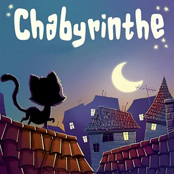 Chabyrinthe igre kitten mačka Strategije labirint igra s kartami za otroke Božična darila, igrače družini stranka tabela igra