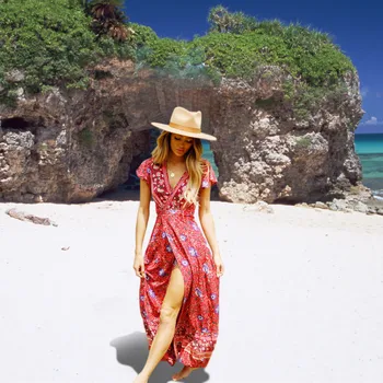Novi modeli Plaži prikriti Rajon Tiskanja Kopalke Ženske Saida Praia de Plaža Dolga Obleka Uniforma Ženske tam kaftan Haljo Plage de