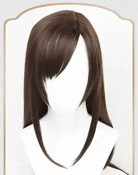 Igra Final Fantasy VII Tifa Lockhart Cosplay Lasuljo Dekle Hairpiece 100 cm Podaljšek Ženske Šiška Lase Periwig + Skp