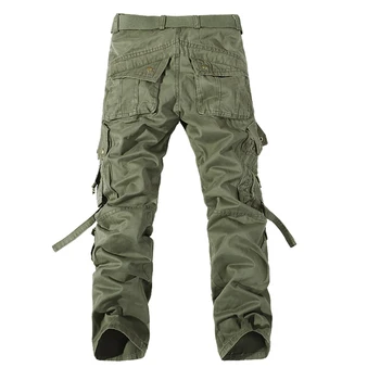 Bombaž plus gnojilo za povečanje moške obleke hlače moda barva zunanje trgovine hlače
