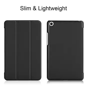 Slim Case za Xiaomi Mi Pad MiPad 4 Mipad4 8.0 palčni Smart Cover primerih PU Usnje Funda Tablet Projekcijska Stojala Capa Lupini +Pisalo+film