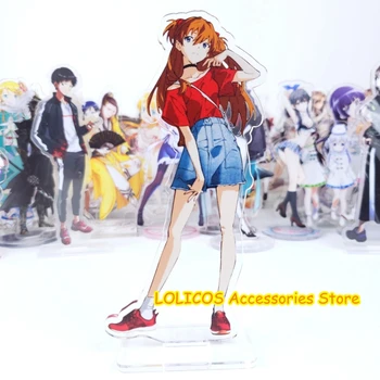 EVA Nagisa Kaworu Asuka Langley Soryu Ayanami Rei Akril Stojalo Slika Model Tablice Anime dvostranski Desk Dekor Anime Cosplay