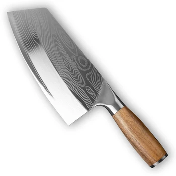 Kuhinjski Nož Za Gospodinjstvo, Iz Nerjavnega Jekla Kuhar Mesa Chopper Nož Kitajski Ročno Oblikovati Rezanjem Nož Cleaver Chopper Rezalno Orodje