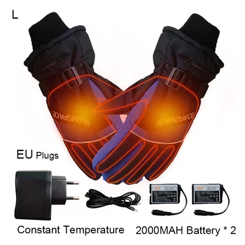 USB Električno Ogrevane Rokavice 3,7 V: 4000 MAh Akumulatorska Baterija Napaja Ročno Toplejše Za Lov, Ribolov, Smučanje motorno kolo, Kolesarjenje