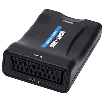 1080P Scart Na HDMI Pretvornik Zvoka Upscale Video Adapter Za HDTV Nebo Polje STB Za Pametni telefon s TV-sprejemnikom HD DVD EU/ZDA Vtič