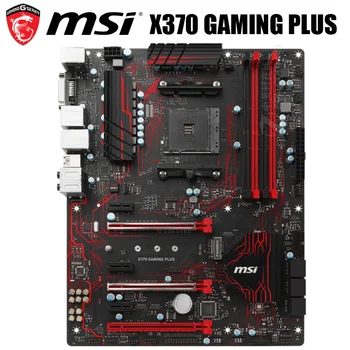 Stojalo AM4 MSI X370 GAMING PLUS Motherbaord AM4 DDR4 AMD X370 Original Namizje MSI X370 Mainboard AM4 AMD Ryzen/7. Generacije A