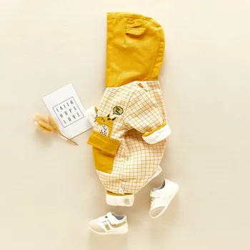 Otroške Igralne Obleke 2020 Jeseni, Pozimi Newborn Baby Oblačila Za Dojenčka Fantje Dekleta Skokih Srčkan Risanka Kostum Otroci Oblačila Za Malčke
