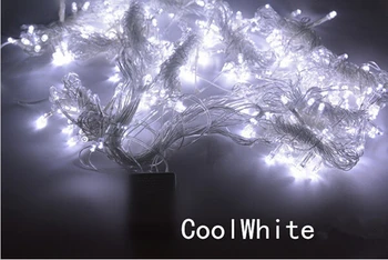 Led Niz Zavesa Svetlobe, 6*3 m 600 Led Slap Božič Božič Prostem Dekoracijo Kaplja Ledenica Luči Pravljice cortina de led