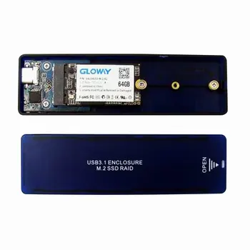 M2 SSD Primeru NVME Ohišje M. 2 USB Tip C 3.1 SSD Adapter za NVME PCIE NGFF SATA M/B Ključno, SSD Disk v Polje M. 2 SSD Primeru
