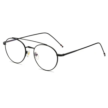 Seemfly Ultralahkih Krog Okvir Očal Okvir Ženske&Moških Retro Kovinski Okvir Optični Računalnik Očala