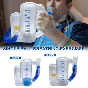 5000ml Instrument Vitalne Zmogljivosti Dihal Trener Motivacija Spirometer Pljučne Rehabilitacije Trener Vaditelj Dihanje