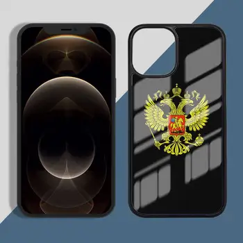 Rusija Zastavo državni grb Primeru Telefon PC za iPhone 11 12 pro XS MAX 8 7 6 6S Plus X 5S SE 2020 XR