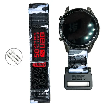 22 24 26 mm najlon šport gledam band za samsung Galaxy 46mm watch 3 45 mm trak manšeta za grea S3 huawei GT2 pro 46mm zanke