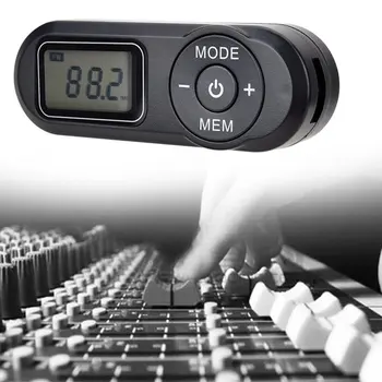 Digitalni Žepni FM Radio FM:64-108MHz Prenosni FM Radijski Sprejemnik z LCD Zaslonom Vratu Vrvica za opaljivanje tega 3,5 mm izhod za Slušalke