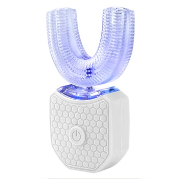 Smart Sonic Električna zobna ščetka USB Ultrazvočno Samodejno Zobno Krtačo U Tip Silikonski 3 Načini Odrasle Otroke, Otroci Beljenje Zob