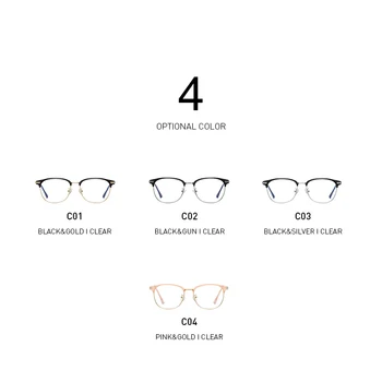 BANMAR DESIGN Moških TR90 Očal Okvir Ultralahkih Kvadratnih Oči, Kratkovidnost Recept Očala Moški Pol Optični Okvir Oculos 5054