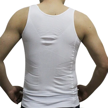 Moški Shapewear hujšanje perilo trebuha oblikovalec znoj telovnik moški body shaper Pomoč pri pravilnem telo oblikovalec spodnje perilo