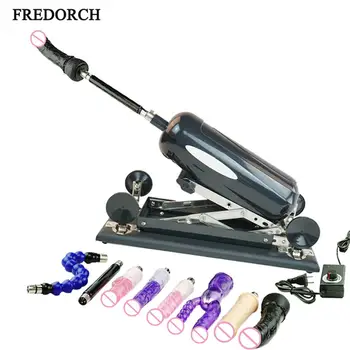 FREDORCH Posodobljena različica Sex Machine Gun s Velik Vibrator, Avtomatski Stroji Spola za ženske, ljubezen stroj z 8 dodatna Oprema