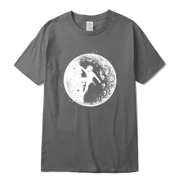 XIN YI moška t-shirt Visoko quality bombaža, kratek slleve Smešno astronavt tiskanja Pletene tkanine moški tshirt o-vratu moška t-shirt tee