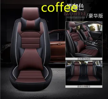 Posebno Usnje avto sedeža kritje Za Hyundai Accent RB Solaris 2011-2016 Avtomobilski sedež auto accessorie styling