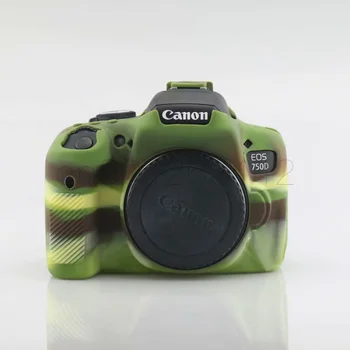 Fotoaparat Silikonske Gume Primeru Kritje Za Canon EF 100D 200D 600D 650D 700D 750D 1300D 1500D 5D4 5D3 6D DSLR Fotoaparat